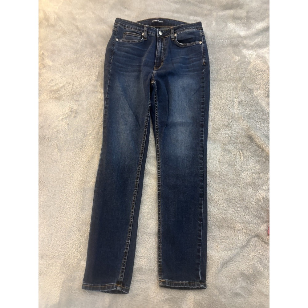 Calvin‎ Klein Jeans Size 12/30 Women's Straight Leg Dark Wash